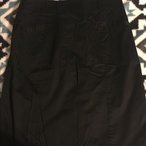 Black high waist skirt